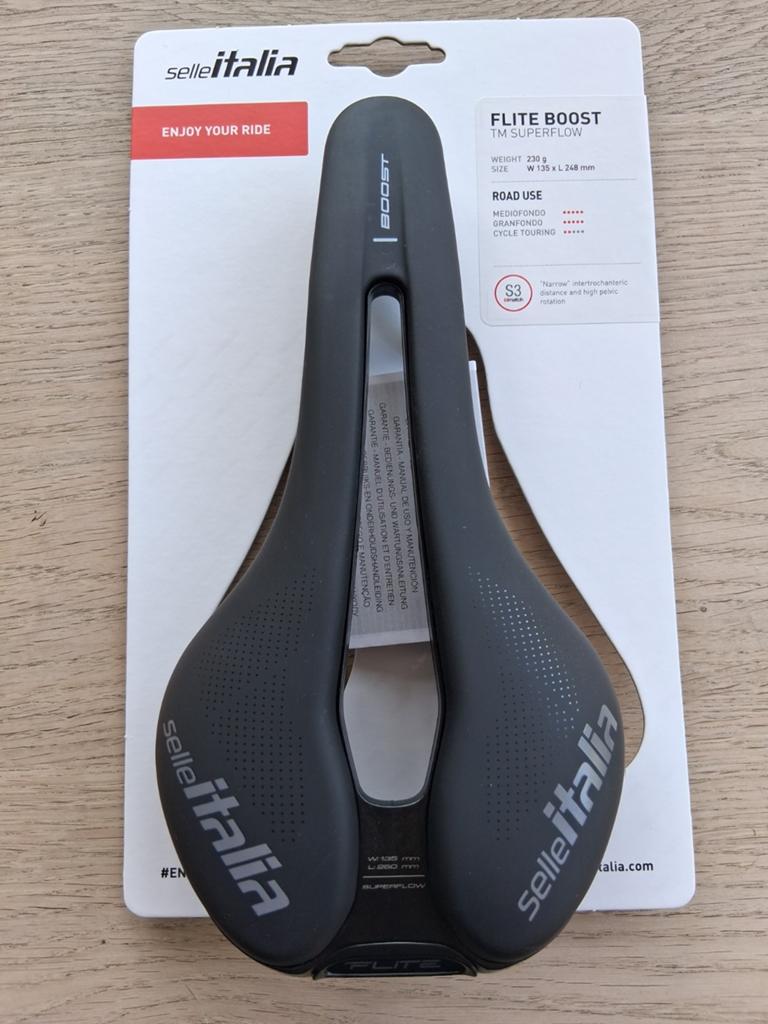 Selle italia flite boost tm superflow nieuwe, Enlèvement, Neuf, Racefiets, Selle