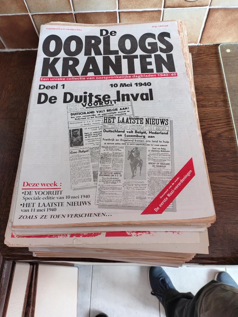 Heruitgave van de oorlogskranten, Enlèvement, Avant 1920, Journal