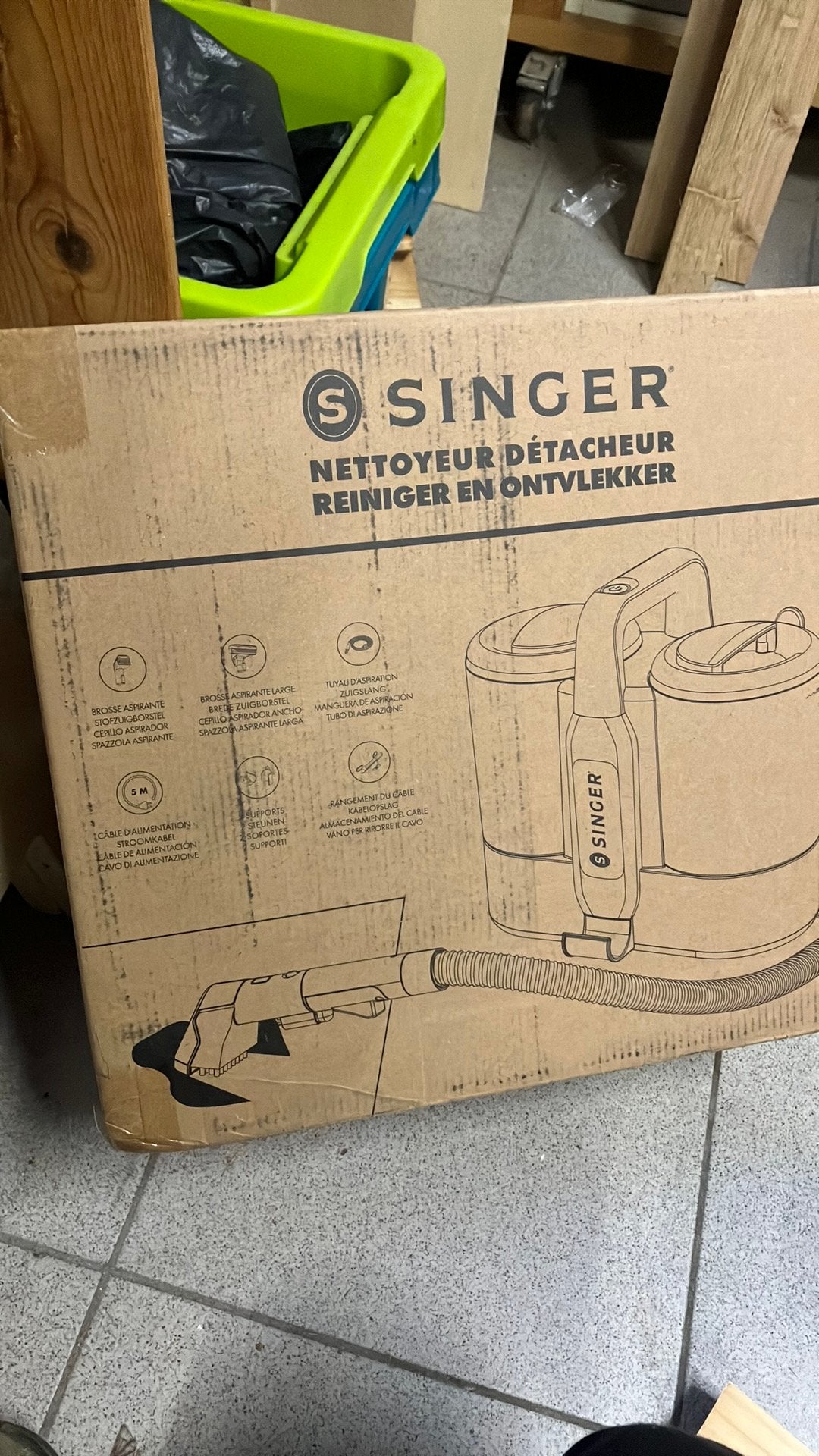 Singer reiniger en ontvlekker, Ophalen of Verzenden, Nieuw, Accessoires, Singer