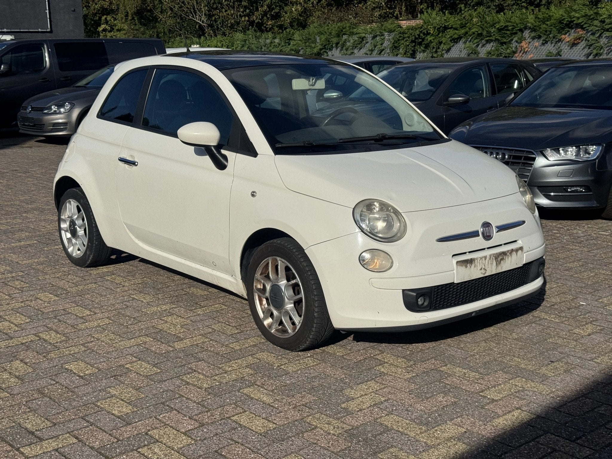 Fiat 500 1.2 ESSENCE CONTRÔLÉ /PANO/ CUIR/...., Autos, Achat, Entreprise, 69 ch, Autres couleurs