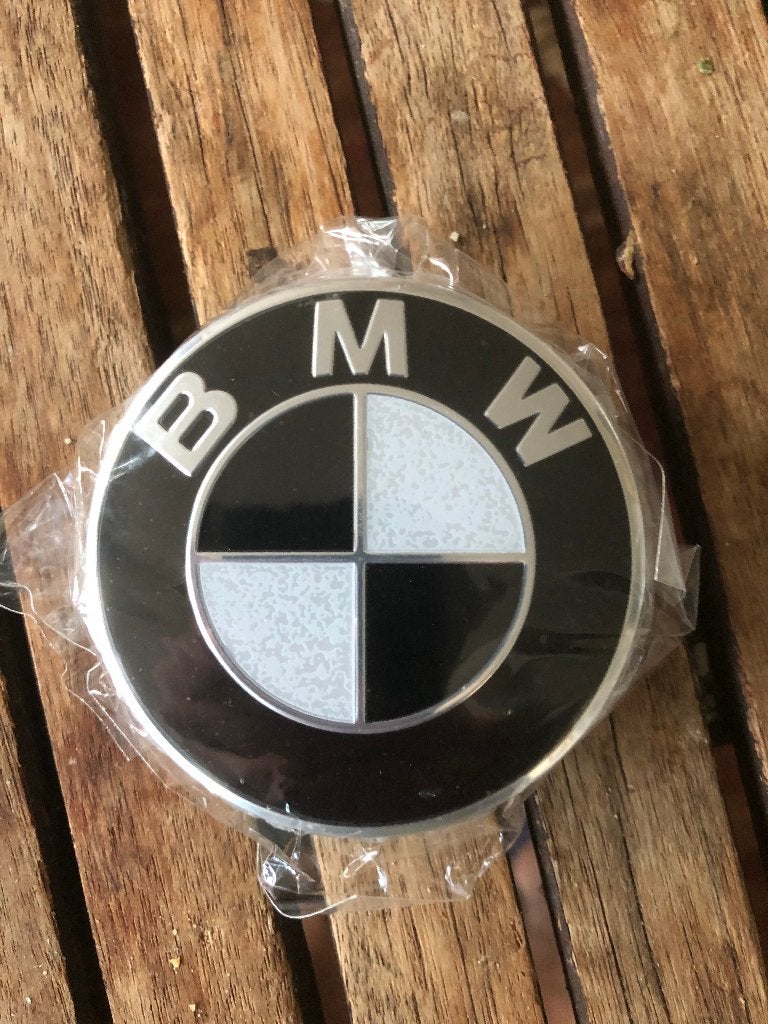 naafdoppen BMW zwart/wit, Autos : Divers, Enlèvement ou Envoi, Neuf