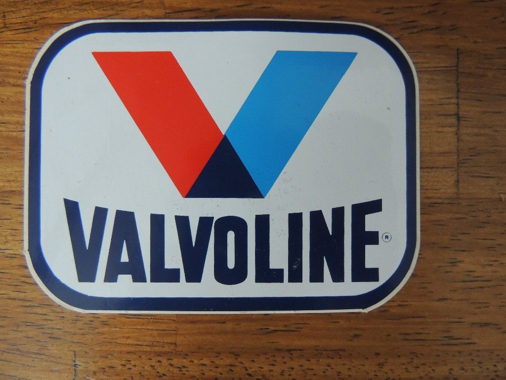 Valvoline logo sticker, Verzamelen, Stickers, Ophalen of Verzenden, Zo goed als nieuw