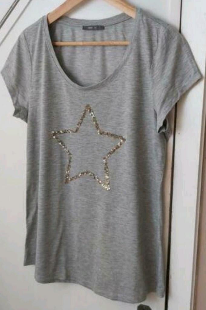 Prachtig stretch T-shirt X.L Hema., Kleding | Dames, Hema, Ophalen of Verzenden, Zo goed als nieuw, Korte mouw