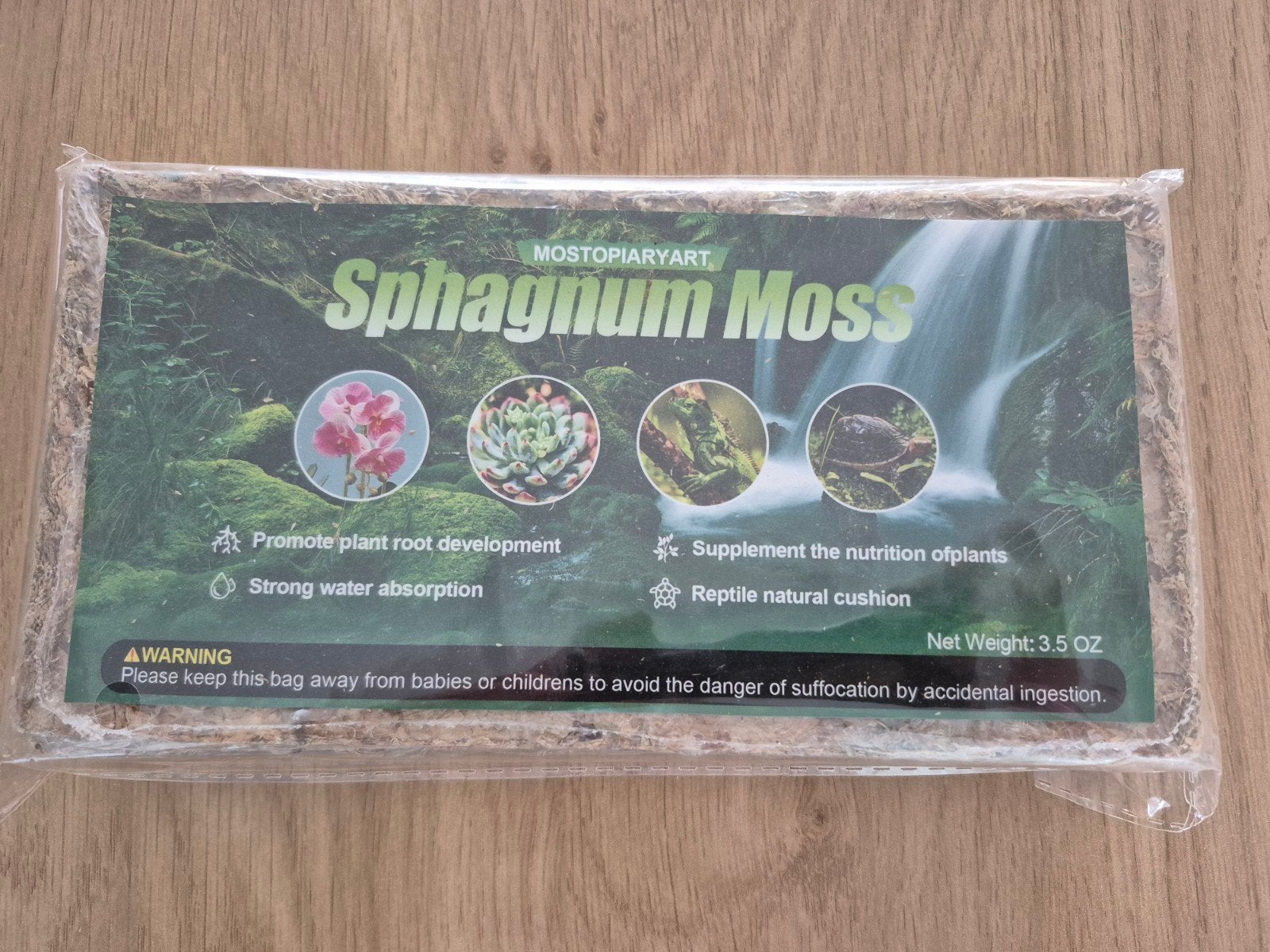 Gedroogd sphagnum mos, Ophalen of Verzenden