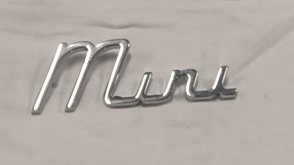 embleem MINI kofferklep Klassieke Mini Cooper, Ophalen, Achterklep, Voor, Nieuw