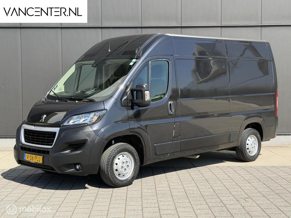Peugeot Boxer L2H2 2.2 BlueHDi 140 PK Airco Navigatie Euro 6, Voorwielaandrijving, Stof, Gebruikt, 4 cilinders