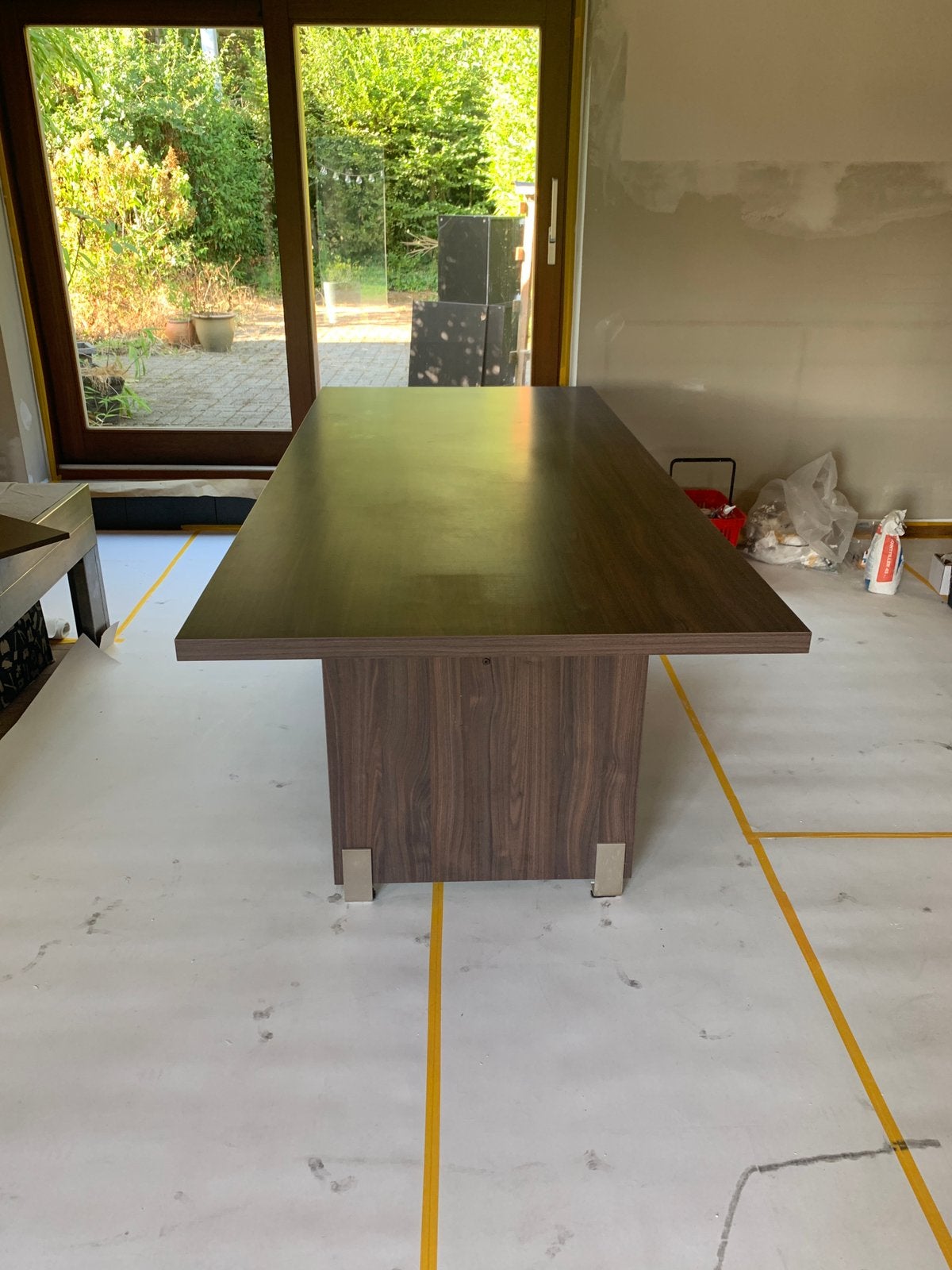 Eettafel, Huis en Inrichting, Tafels | Eettafels, Ophalen, 100 tot 150 cm, 200 cm of meer, Zo goed als nieuw