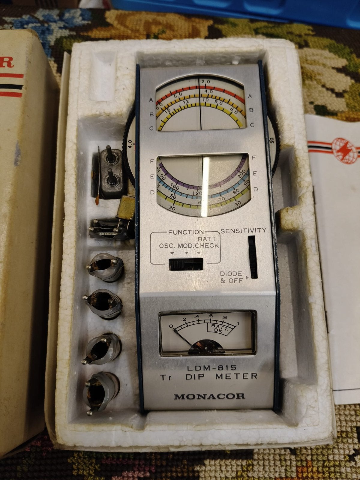 Monacor LDM-815 TR Dip Meter - Vintage Meetinstrument, Audio, Tv en Foto, Ophalen of Verzenden, Zo goed als nieuw