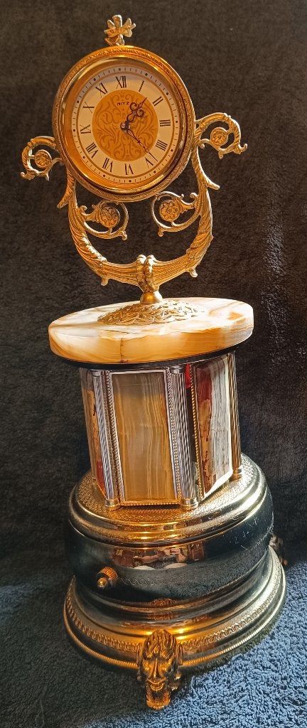 Sigaren carrousel met muziek en opwindklok te koop., Antiek en Kunst, Ophalen of Verzenden