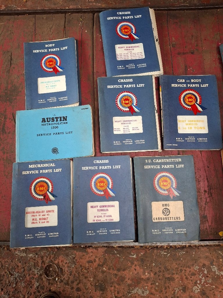 Oldtimer garage werkboeken., Auto diversen, Handleidingen en Instructieboekjes, Ophalen of Verzenden