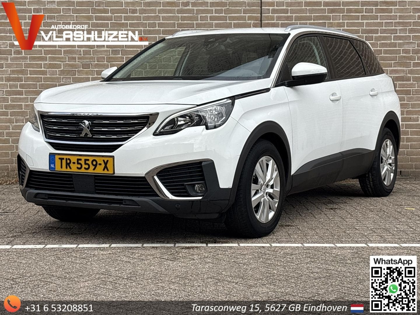 Peugeot 5008 1.2 PureTech Blue Lease Executive | 7P. | Leder, Achat, Entreprise, Boîte manuelle, Noir