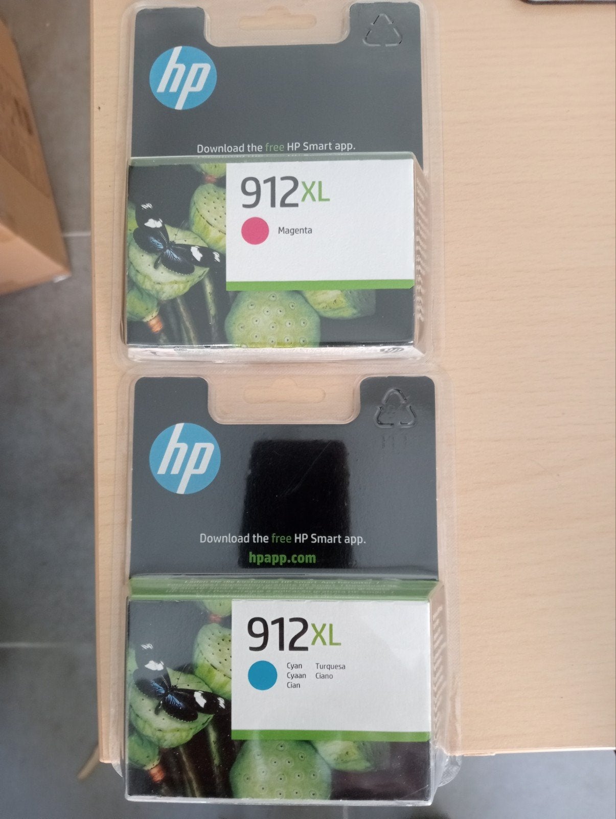 2 cartouches HP 912 XL, Enlèvement