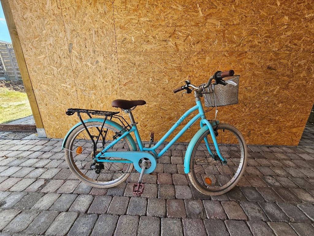 Degelijke meisjesfiets 24 inch (8-11 jaar), Enlèvement, Utilisé, Btwin Decathlon, Frein sur jante