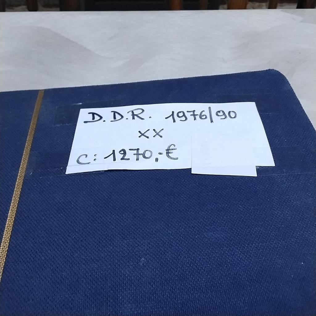 Collection DDR en parfait état 1976/1990 avec cote 1270,00€., Enlèvement ou Envoi