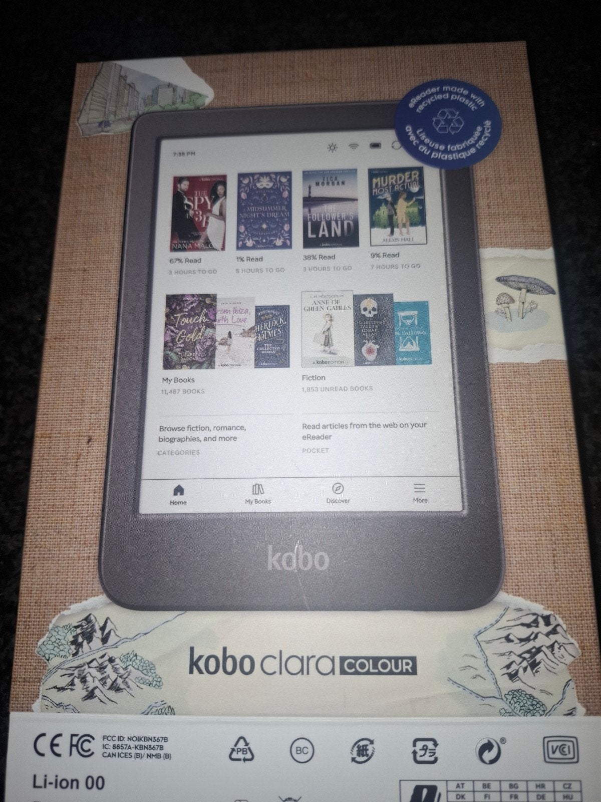Kobo Clara zwart 16GB – nieuw en ongebruikt, Computers en Software, E-readers, Ophalen