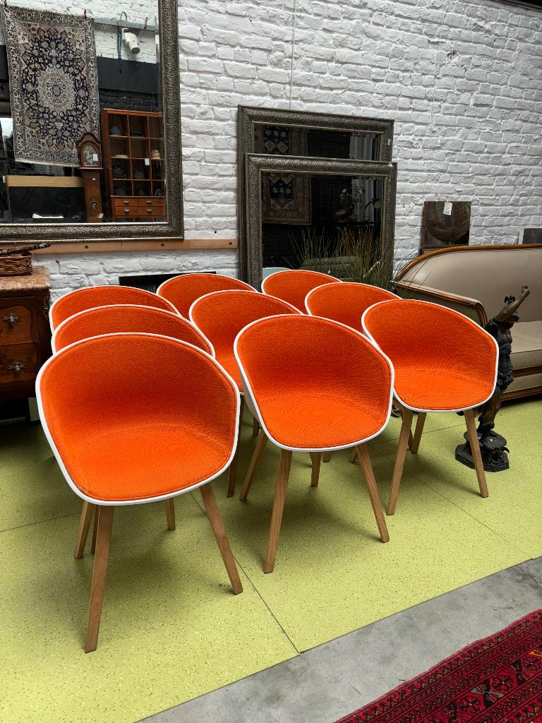 9 chaises design HAY . Prix 1P 199€, Maison & Meubles, Chaises, Enlèvement ou Envoi