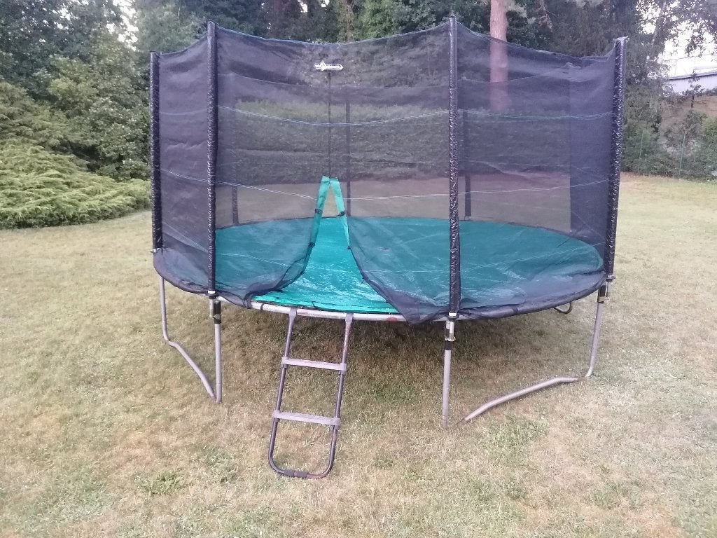 trampoline 4m, Ophalen, Gebruikt