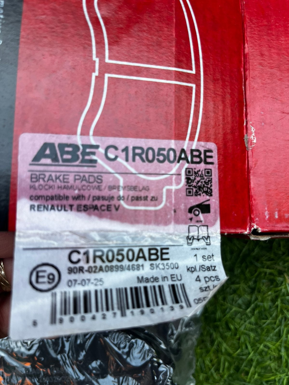 ABE Remblokkenset Voorzijde (C1R050ABE), Ophalen, Nieuw