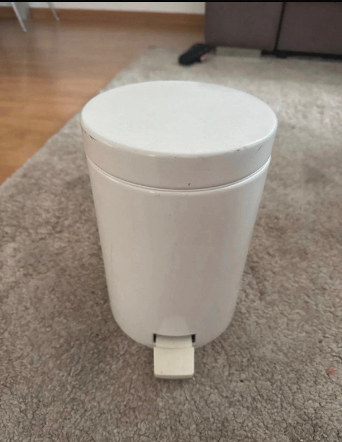 Brabantia pedaalemmer wit – pedaal defect, Huis en Inrichting, Ophalen of Verzenden, Gebruikt