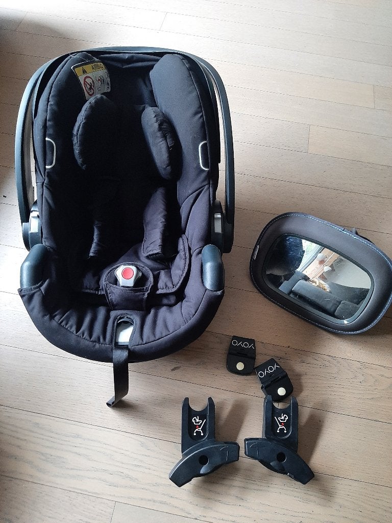 Siège auto Izigo BeSafe + adaptateurs poussette Yoyo Babyzen, Enfants & Bébés, Autres marques, Ceinture de sécurité, Comme neuf