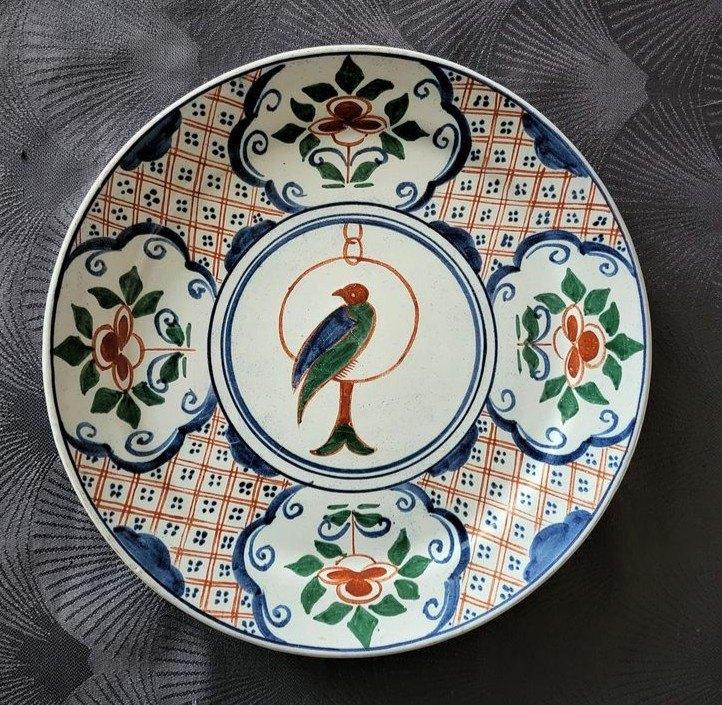 Assiette delft décor polychrome XVIIIme, Envoi