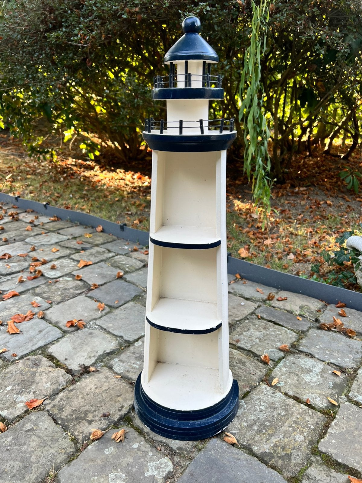 Phare décoratif en bois avec étagères — Style maritime, Motos, Enlèvement, Comme neuf