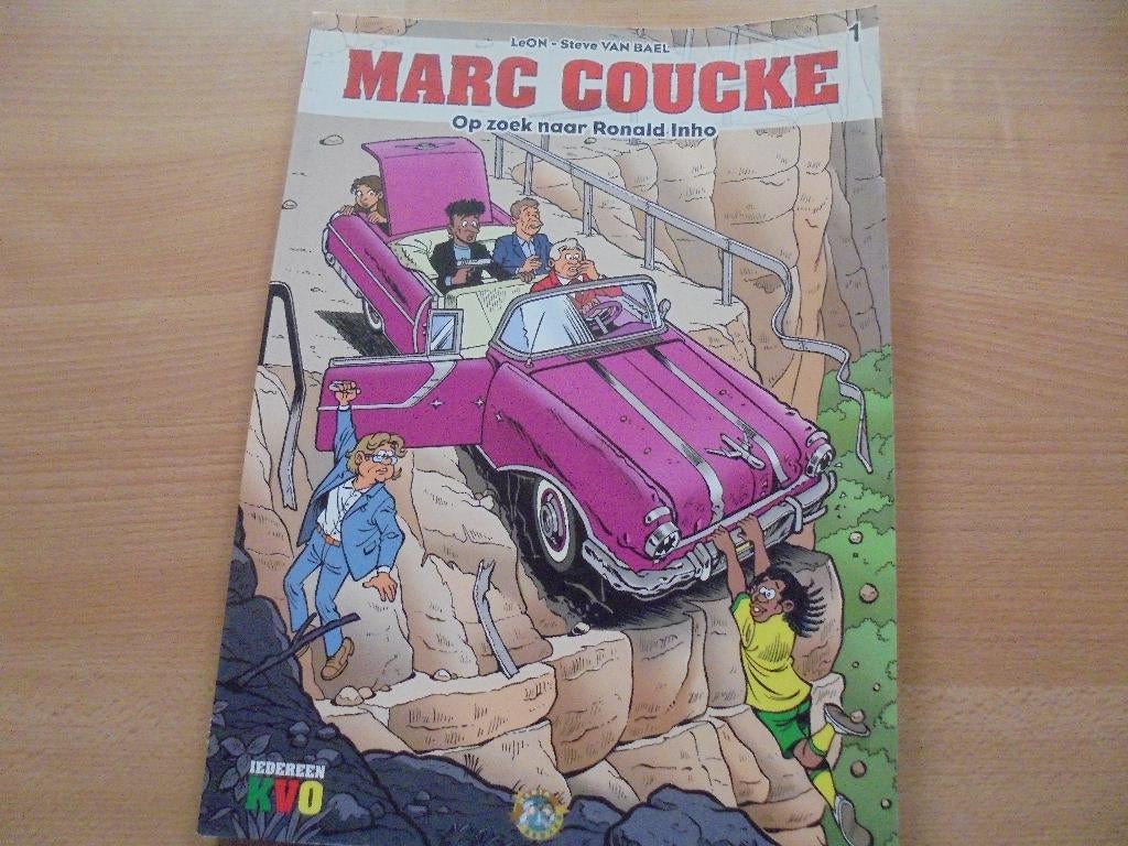 Strip Marc Coucke, Eén stripboek, Ophalen of Verzenden, Zo goed als nieuw