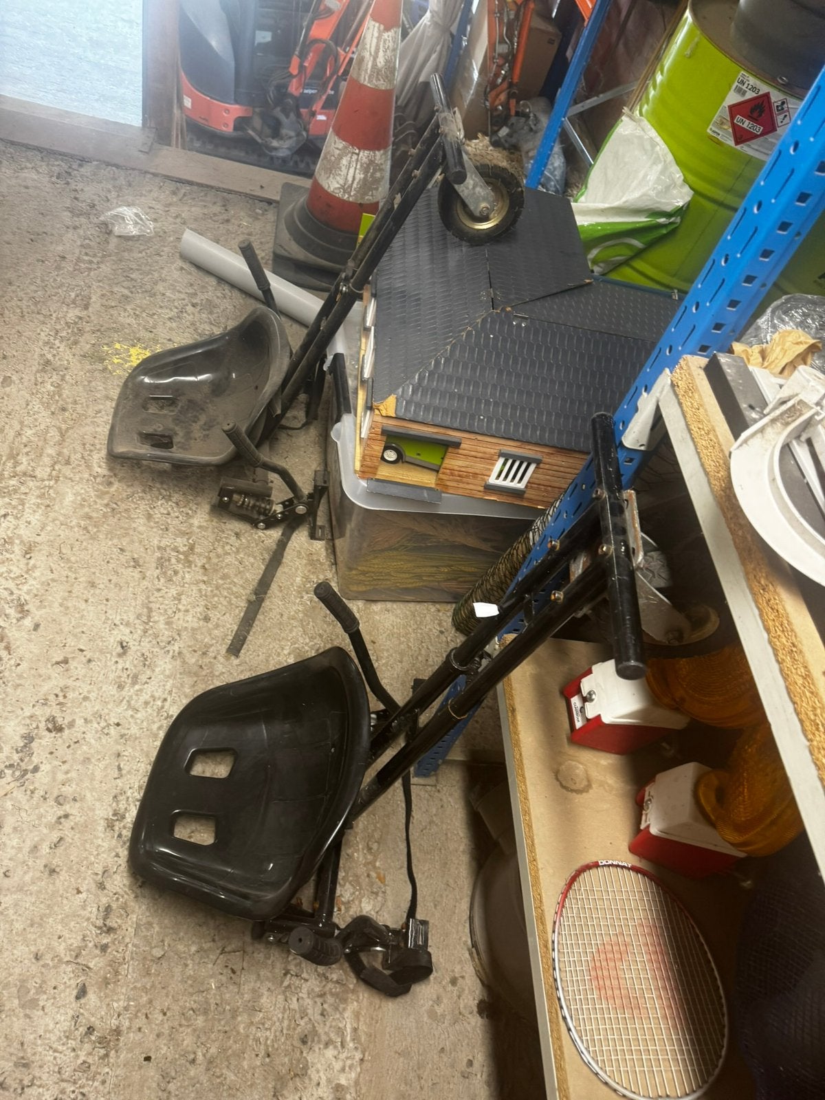 Hoverboard kart, Ophalen, Gebruikt