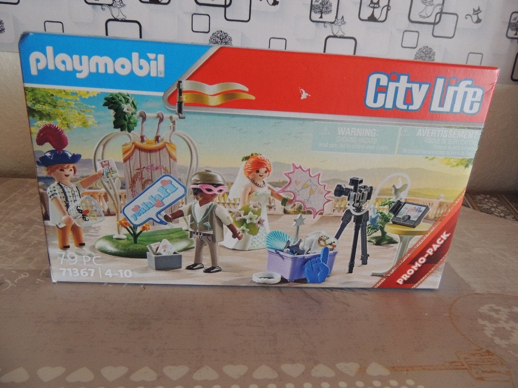 Playmobil - Couple de mariés avec appareil photo, Enlèvement, City life