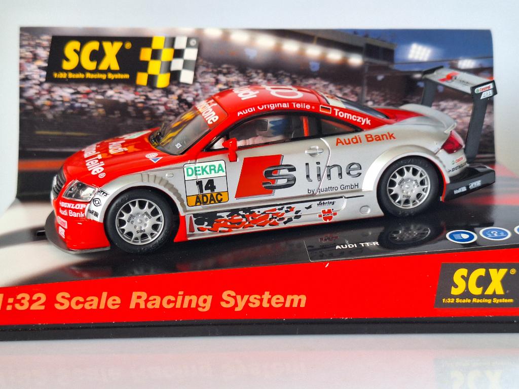 Scx Audi TT-R Tomczyk Met Licht Ref Nr 61390, Overige merken, Racebaan, Nieuw, Ophalen of Verzenden