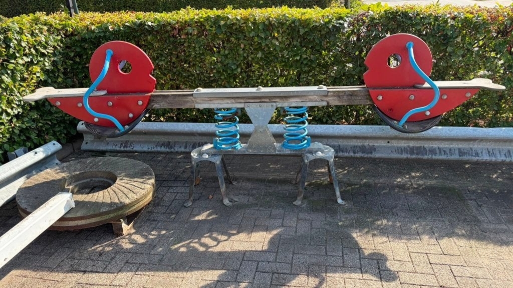 Veerwip Dubbele Motor Speeltoestel, Kinderen en Baby's, Speelgoed | Buiten | Speeltoestellen, Ophalen, Gebruikt, Overige typen