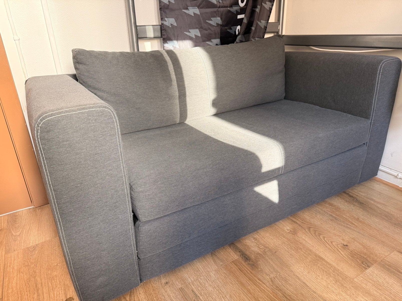 IKEA 2-zits slaapbank, Huis en Inrichting, Ophalen, Zo goed als nieuw, Overige maten