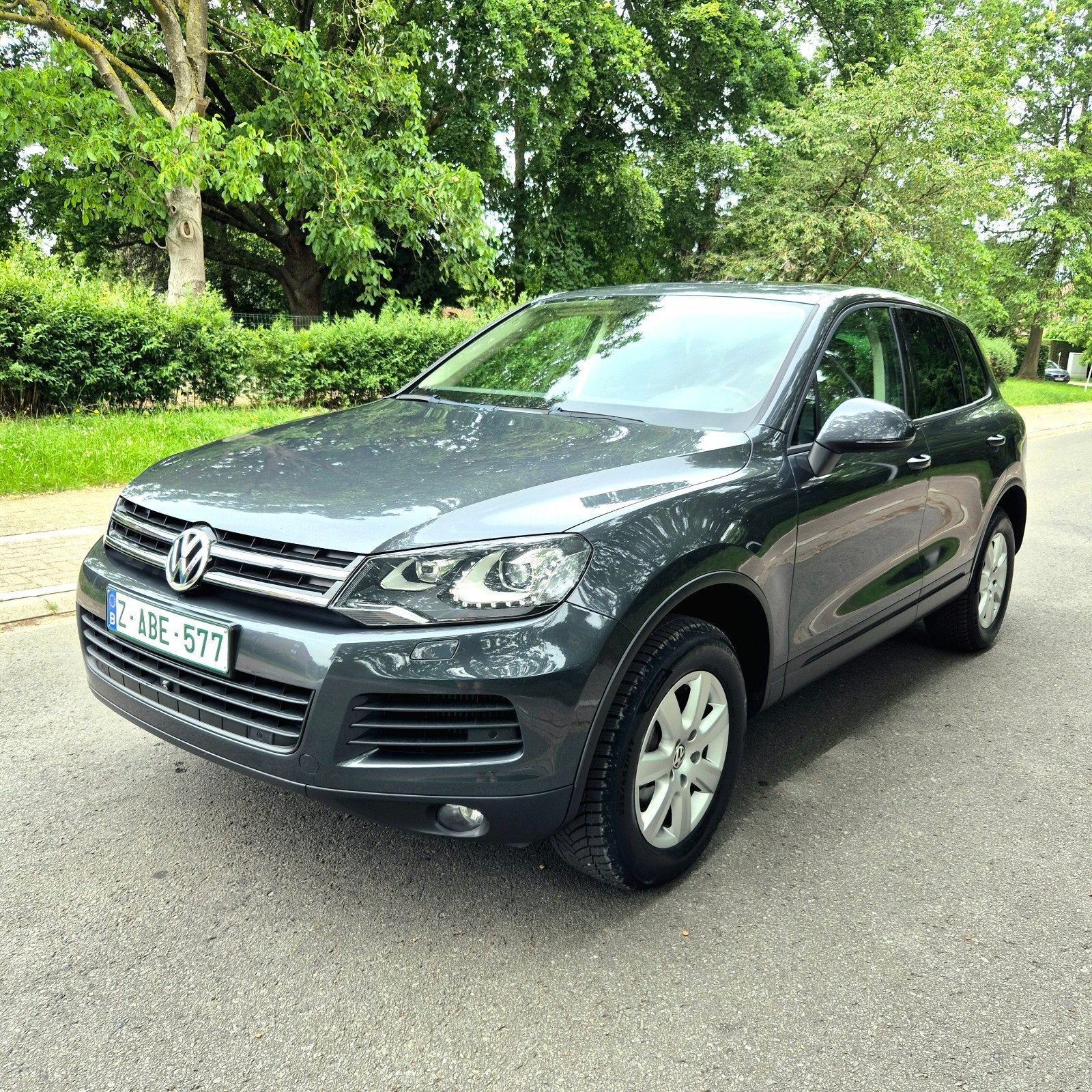 VW TOUAREG | 3.0 TDI V6 | 4X4 | FULL OPTIONS, Auto's, Automaat, Euro 5, https://public.car-pass.be/verify/5444-9163-9726, Leder