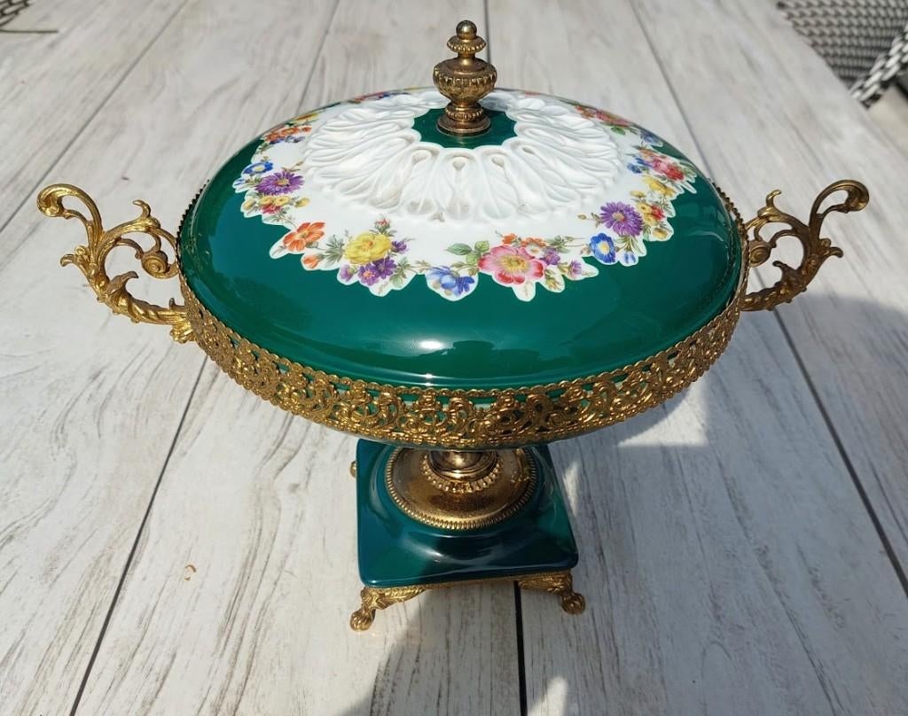 Limoges schaal van porselein, Antiek en Kunst, Ophalen