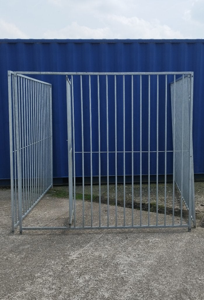 Hondenren, Voliere met deur, panelen, roosters x3st, Hondenkennel, 110 cm of meer, 100 cm of meer, Ophalen of Verzenden