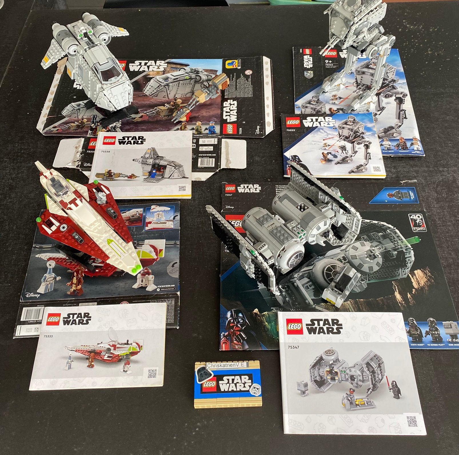 4 gebouwde setjes Lego SW, Ophalen of Verzenden, Zo goed als nieuw, Complete set, Lego