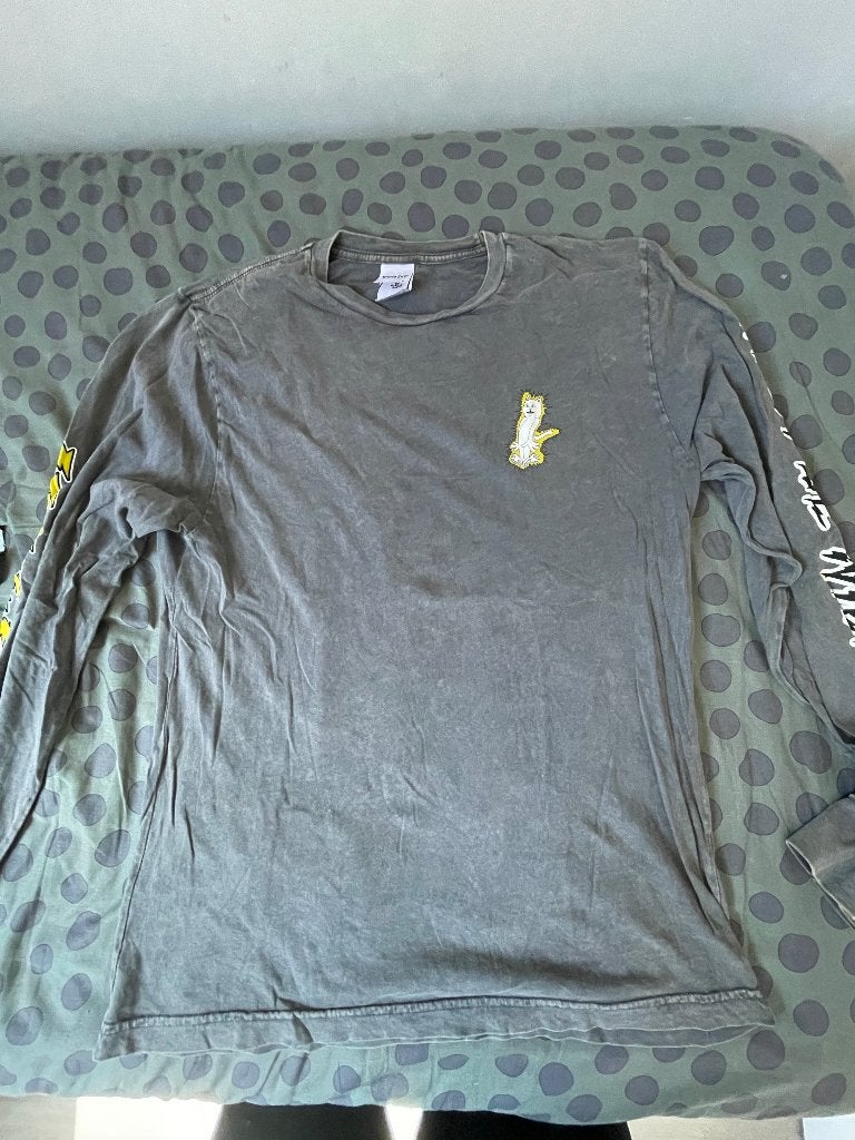 Rip n Dip - Longsleeve, Kleding | Heren, Truien en Vesten, Ophalen of Verzenden, Nieuw, Maat 48/50 (M), Grijs