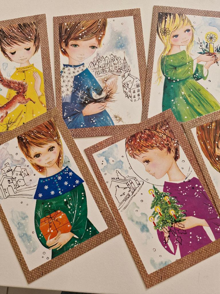 6 cartes  avec enveloppes, Enlèvement