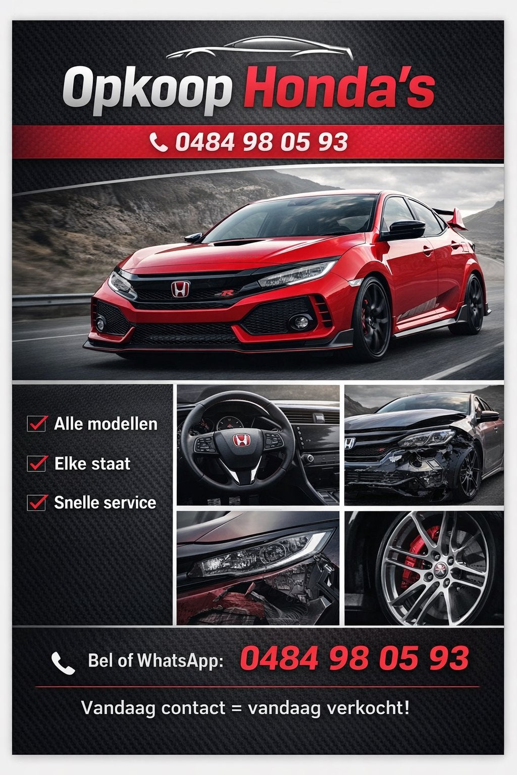 Opkoper hondas, Autos, Particulier, Achat
