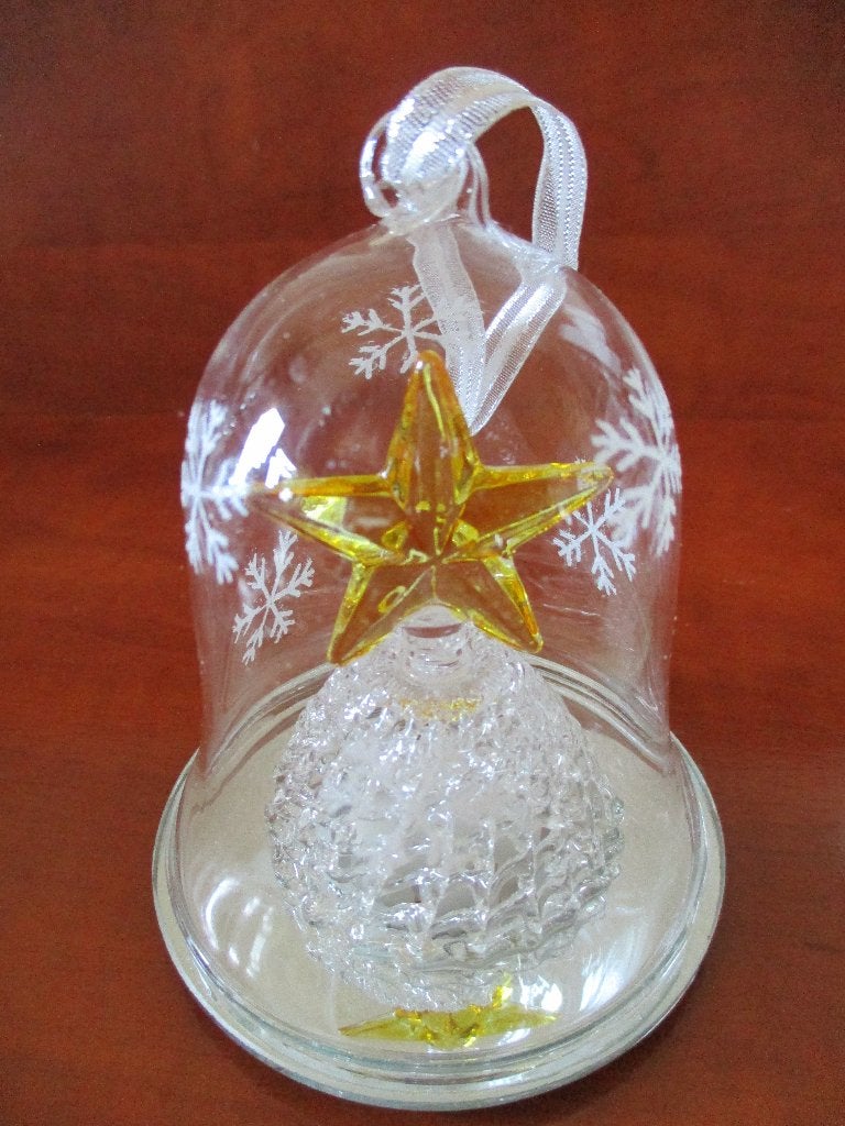 Décoration de Noël en verre avec LED, Enlèvement ou Envoi, Comme neuf