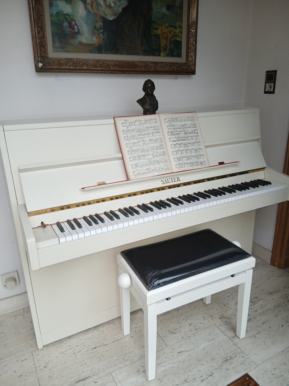 Magnifique piano SAUTER à vendre en raison d'un déménagement, Enlèvement ou Envoi, Piano