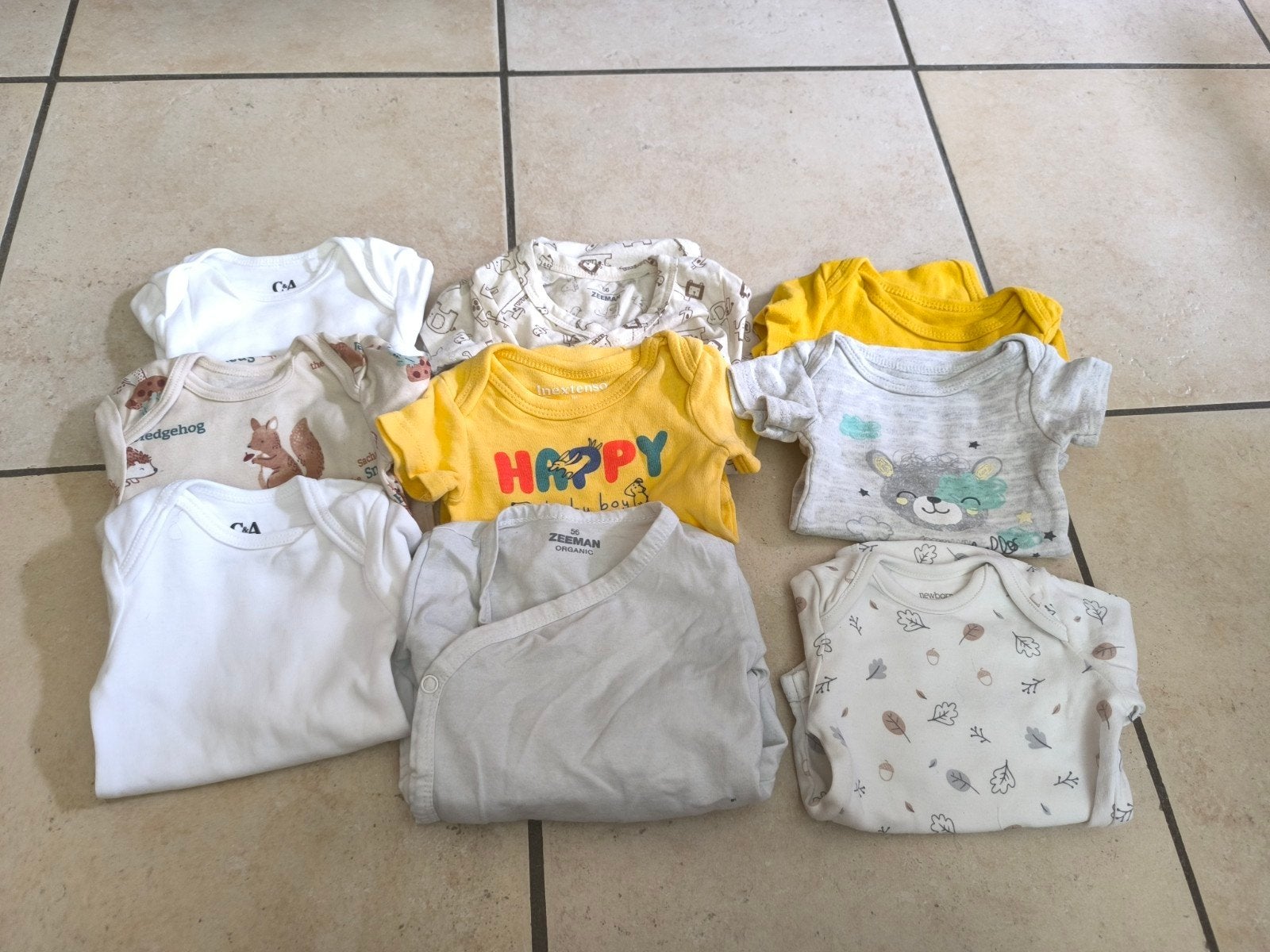 Lot de bodys taille 56 cm, Enlèvement, Taille 56