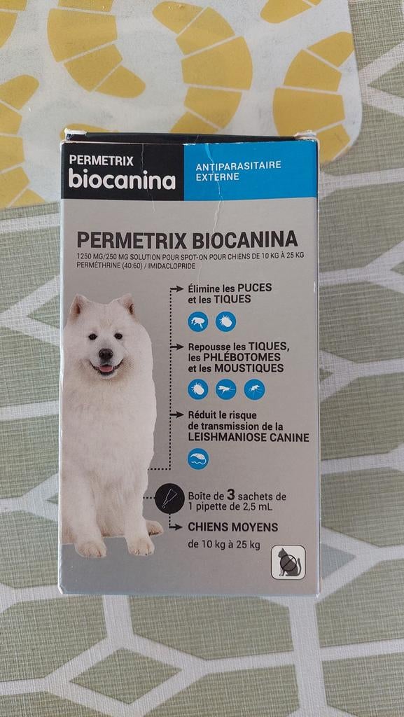 Permetrix biocanina honden 10kg-25kg, Dieren en Toebehoren, Ophalen of Verzenden