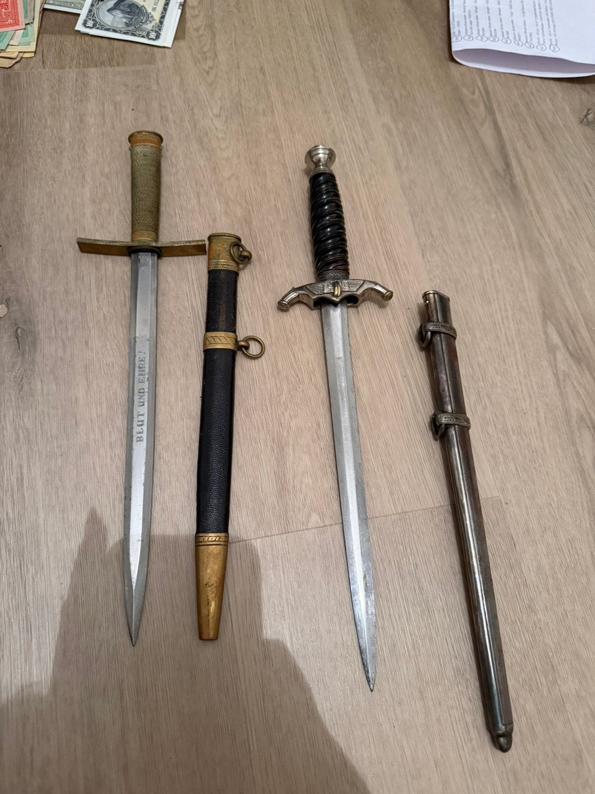 Lot van 2 duitse dolken, Verzamelen, Militaria | Tweede Wereldoorlog, Ophalen of Verzenden