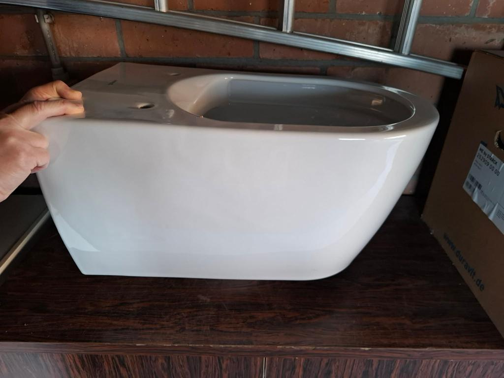 Duravit hangwc nieuw wit, Doe-het-zelf en Bouw, Ophalen, Nieuw, Toilet
