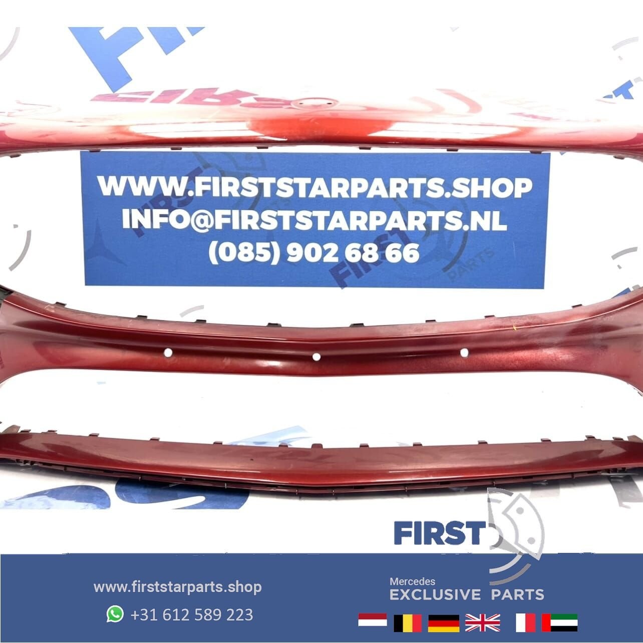 A1188853901 W118 AMG VOORBUMPER CLA BUMPER C118 ZWART WIT GR, Gebruikt, -, Voor, Ophalen of Verzenden