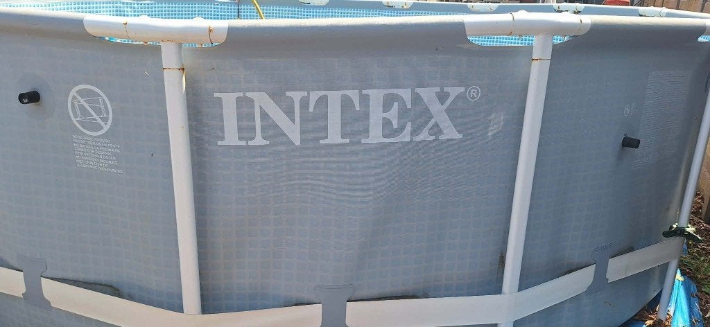 Intex zwembad met toebehoren, Gebruikt, Rond, 300 cm of meer, Ophalen