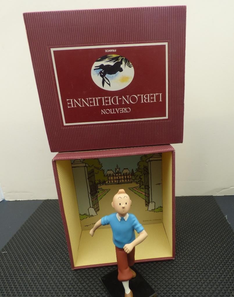 Tintin Statuette Les bijoux de la Castafiore 1995, Enlèvement ou Envoi, Tintin, Comme neuf, Statue ou Figurine