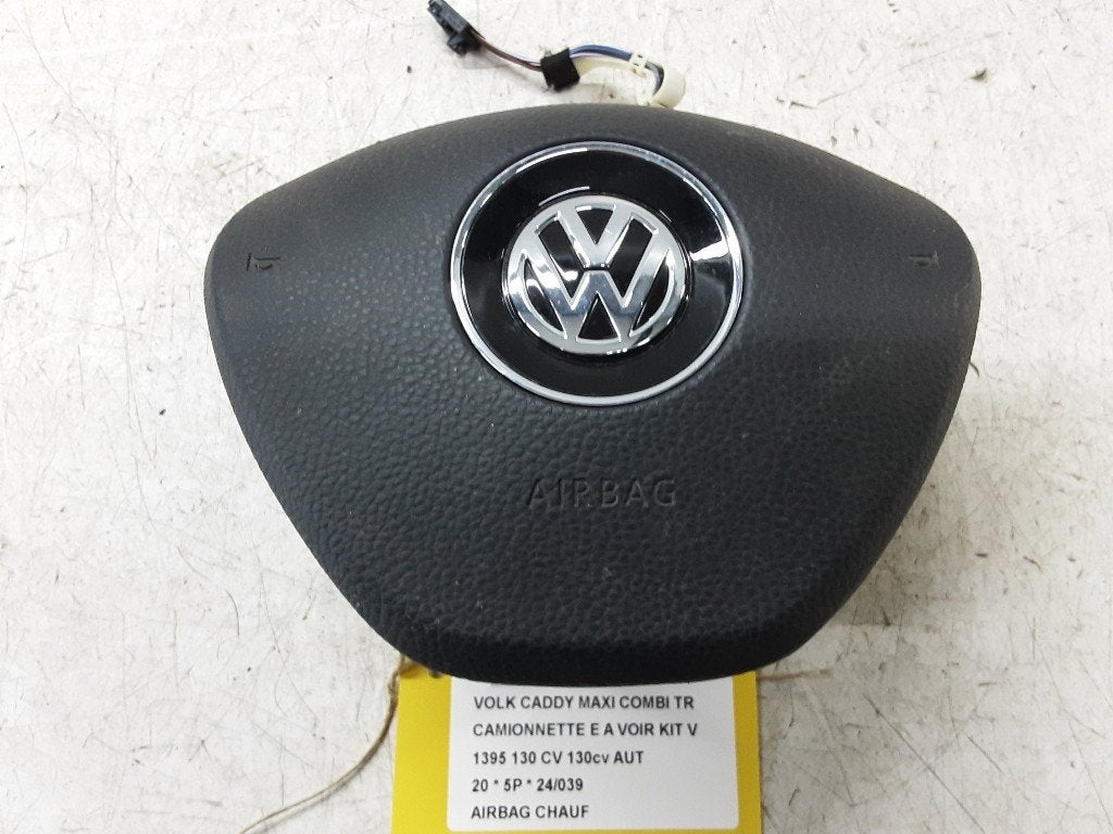 AIRBAG VOLANT Volkswagen Caddy Combi IV (2K5880201M), Autos : Pièces & Accessoires, Volkswagen, Volkswagen AG, Utilisé, Kundenbetreuung@volkswagen.de