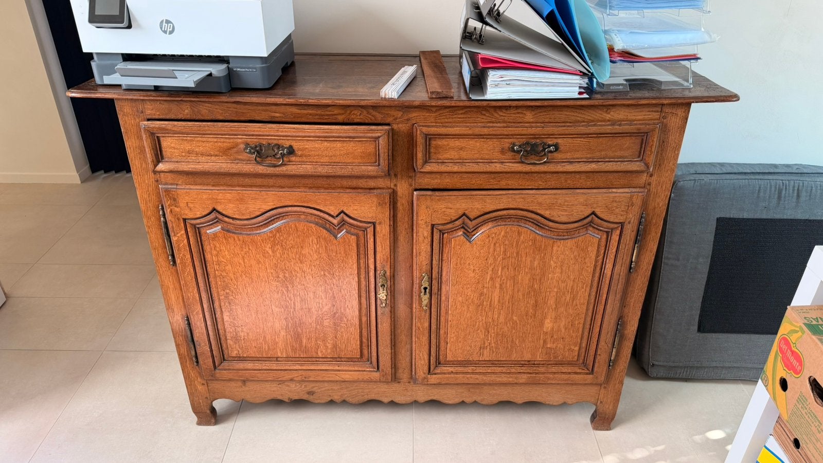 Antieken kast te koop, Antiek, Avec porte(s), 150 à 200 cm, Enlèvement